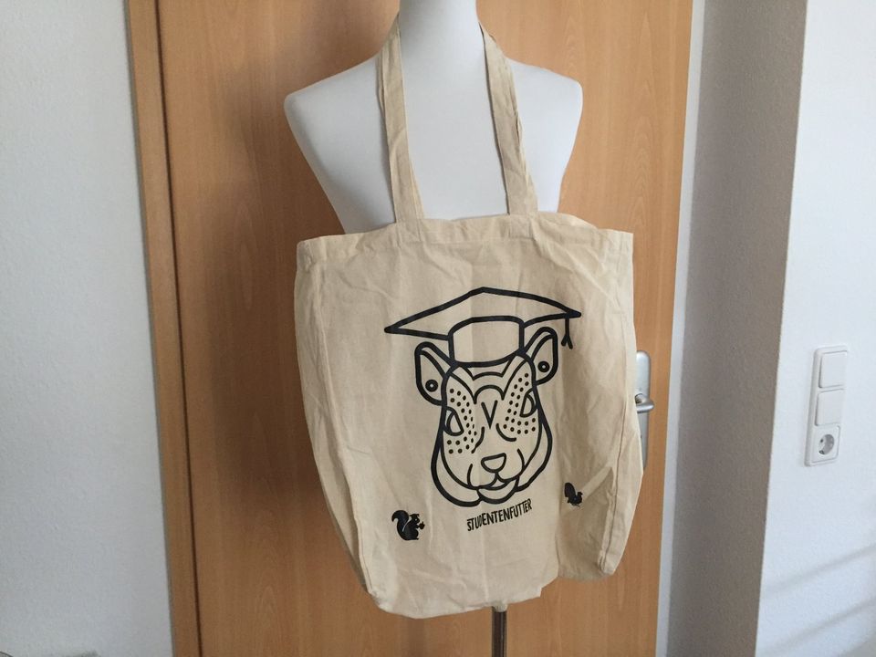 Neue Tasche / Jutebeutel, 45 cm breit, lange Träger, waschbar in Eschbach