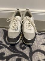 Sneaker Halbschuhe von Caprice, 41, blau silber weiß, Leder Niedersachsen - Buchholz in der Nordheide Vorschau