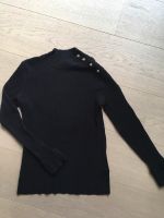 H&M turtle neck Pullover /schwarz Zierknöpfe gold Rollkragen M/38 Bremen - Woltmershausen Vorschau