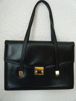 Elegante schwarze Lederhandtasche Nordrhein-Westfalen - Haan Vorschau