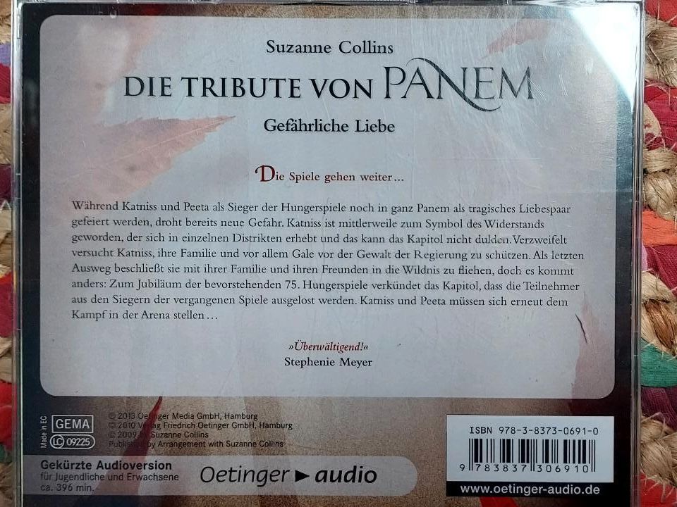 Die Tribute von Panem Trilogie [Hörbuch] in Ottersberg