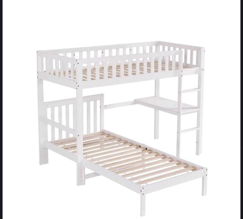 Etagenbett Kinderbett 90x200 Neu Hochbett Jugendbett Holzbett in Hamburg