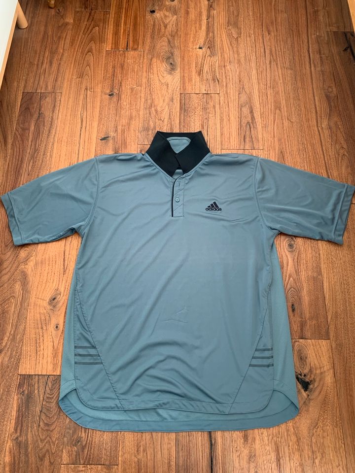 Adidas Trainingsshirt, graublau, Gr.50 in Limburg