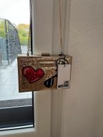 NEU! Love Moschino, Tasche, Clutch, Gold Nordrhein-Westfalen - Langenfeld Vorschau