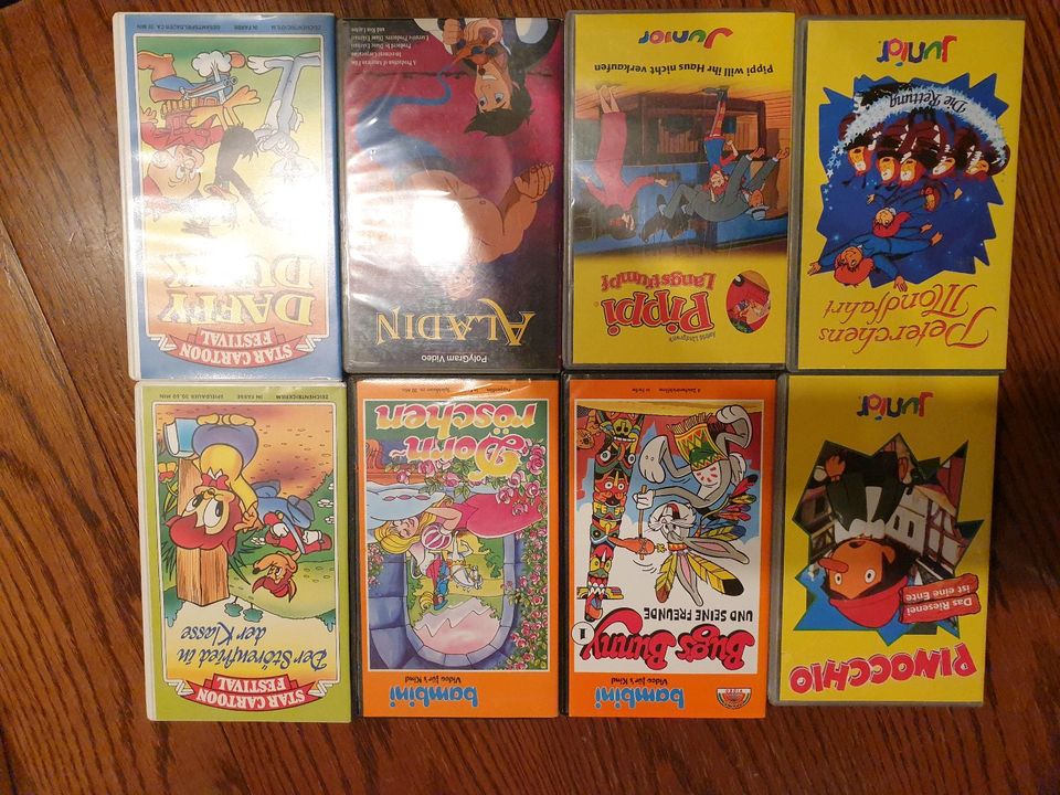 VHS Videokasette  Videos für Kinder Disney ua in Gorxheimertal
