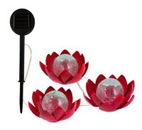 Solar 3er Set Lotus Blüte Gartenstecker Solarlampe Garten Lampe Schleswig-Holstein - Neumünster Vorschau