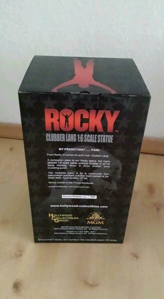 ROCKY III MR. T CLUBBER LANG MOVIE FIGURE STATUE HOLLYWOOD COLLEC in Rodgau