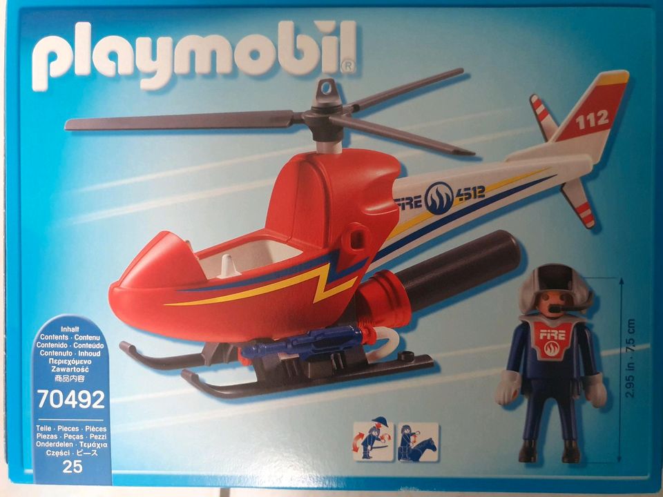 Playmobil 70492 Feuerwehr Hubschrauber / City Action  NEU in Dirmstein