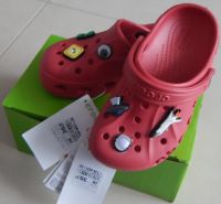 NEU - Crocs Gr. 28 Kinder rot Hausschuhe Original OVP Jibbitz Niedersachsen - Aschendorf Stadt Papenburg Vorschau