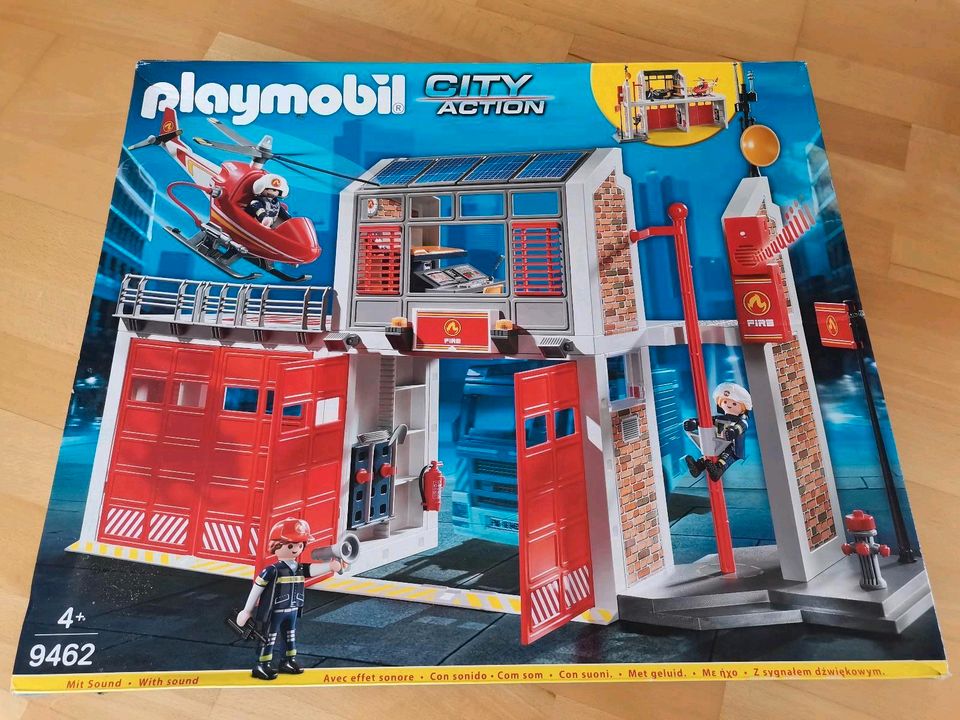 PLAYMOBIL 9462 große Feuerwache mit sound in Alpirsbach