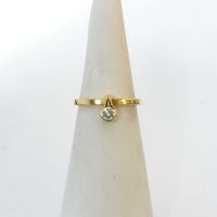 Ring mit Brillant in 750er Gold gefasst Größe 53 (Nr. 566) Hannover - Mitte Vorschau