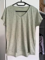 T-Shirt grün Gold Punkte Janina Kik Gr. M Sachsen - Freiberg Vorschau