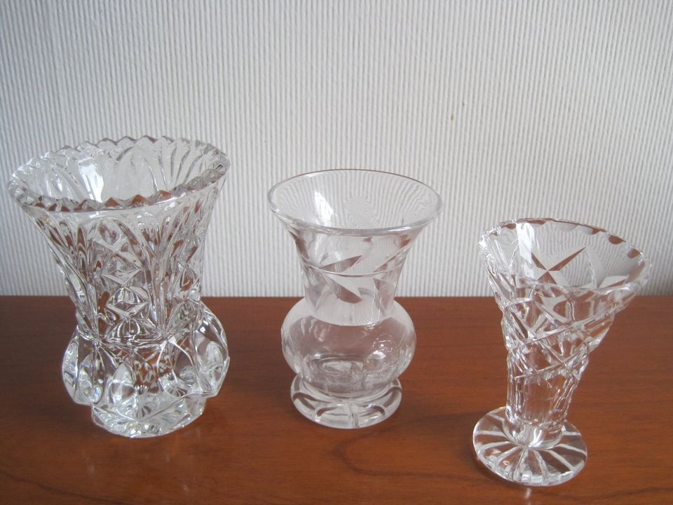 Vase 3 Vasen Vintage Mini Vasen in Dortmund