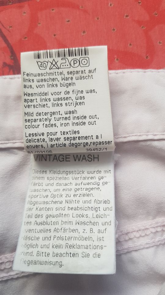 Cargohose MAC-Jeans, Sanna, helles rosa, Gr. 46 / 32er Länge in Wuppertal