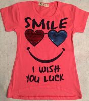 SMILE Herzen Wende-Pailletten T-Shirt Bluse Gr 122 128 Neu München - Pasing-Obermenzing Vorschau