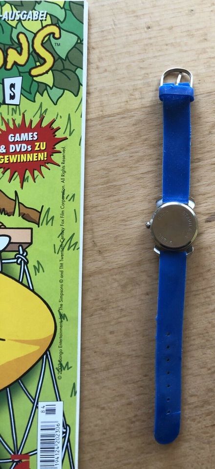 Simpsons Sammlung Armbanduhr Comic Buch in Sand a. Main