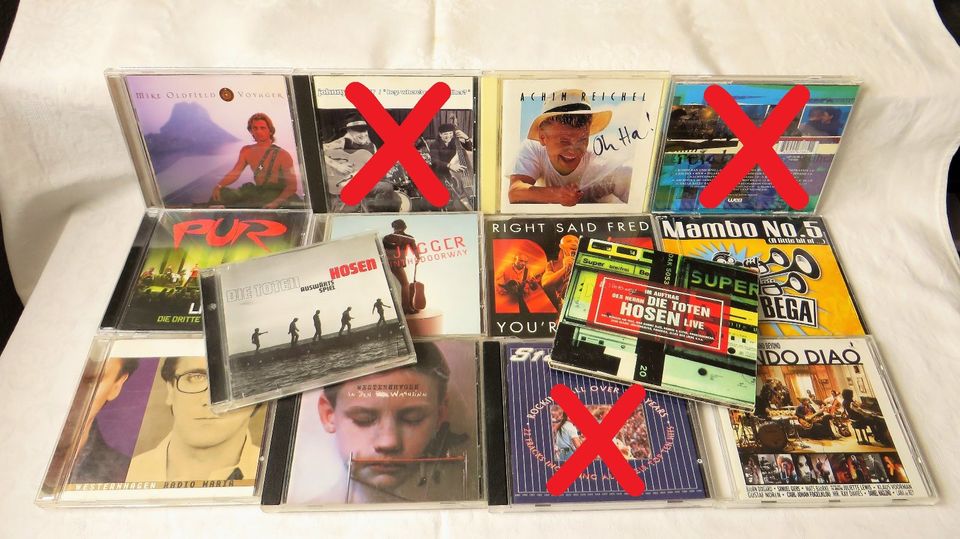 CD Sammlung 11 CD's Rock Pop Mick Jagger Toten Hosen Westernhagen in Zwickau