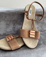 NEU CLARKS SANDALEN 37.5 schuhe Sommer beige Retro y2k Vintage Baden-Württemberg - Aichtal Vorschau