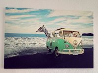 VW Bulli Bild auf Leinwand „Never Stop Exploring“ 120 x 80 cm Hamburg-Nord - Hamburg Winterhude Vorschau