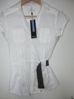Mexx Metropolitan 32 XXS Bluse weiß Gürtel braun neu Damen top NP Nordrhein-Westfalen - Schermbeck Vorschau