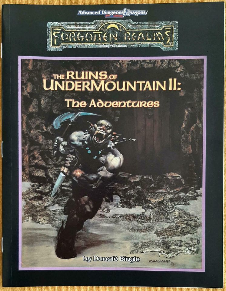 AD&D Ruins of Undermountain II Box (gebraucht) in Köln