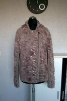 schicke Jacke Kunstfell mit Pailletten taupe Gr. 42 Taifun Brandenburg - Neustadt (Dosse) Vorschau