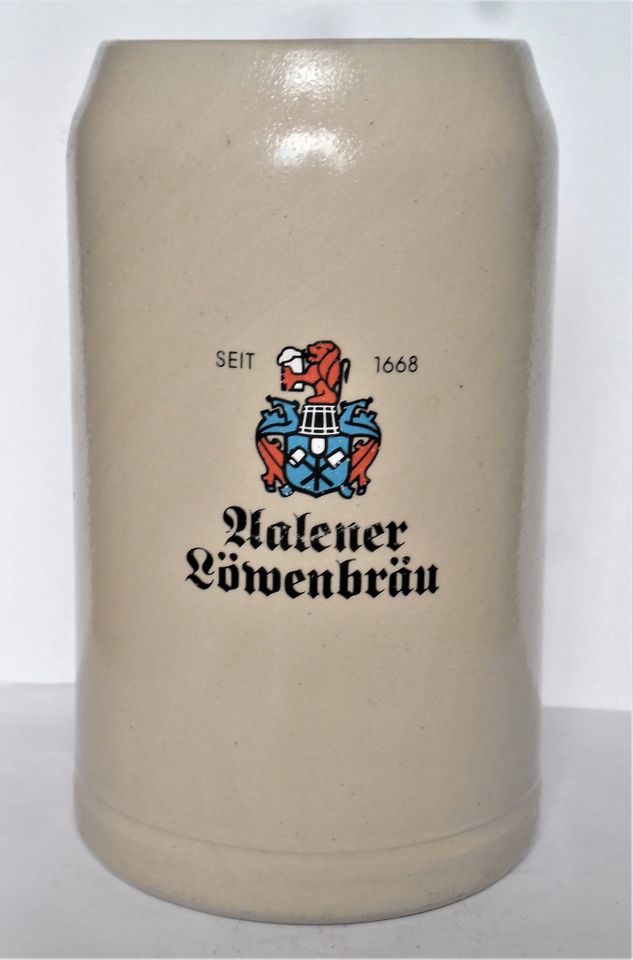 Alter 1-Liter Bierkrug Aalener Löwenbräu in Wuppertal