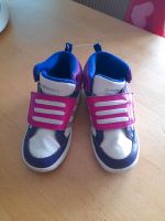 Adidas Sneaker Schuhe Turnschuhe Gr. 27 Klett pink lila weiss Baden-Württemberg - Eisingen Vorschau