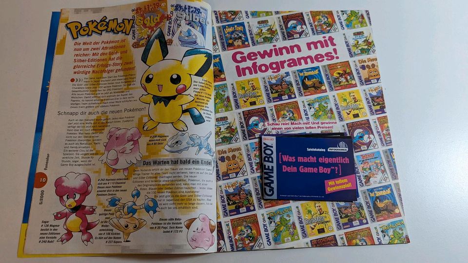 Fun Color Zeitschrift Magazin Pokemon Pokémon Gold Silber 90er in Warburg
