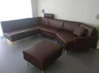 Knoll Sitzmöbel Couch Sofa Capri Anilinleder braun Baden-Württemberg - Korb Vorschau
