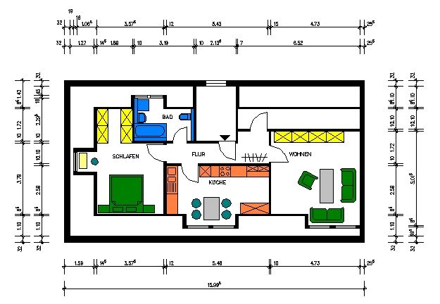 *** gemütliche 2- RWE im Dachgeschoss in Zöblitz *** in Marienberg