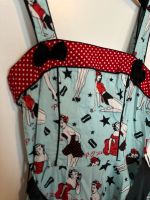 Hellbunny Kleid Razor Pin-up Gr S/M hellblau rot Polkadots Hessen - Limburg Vorschau