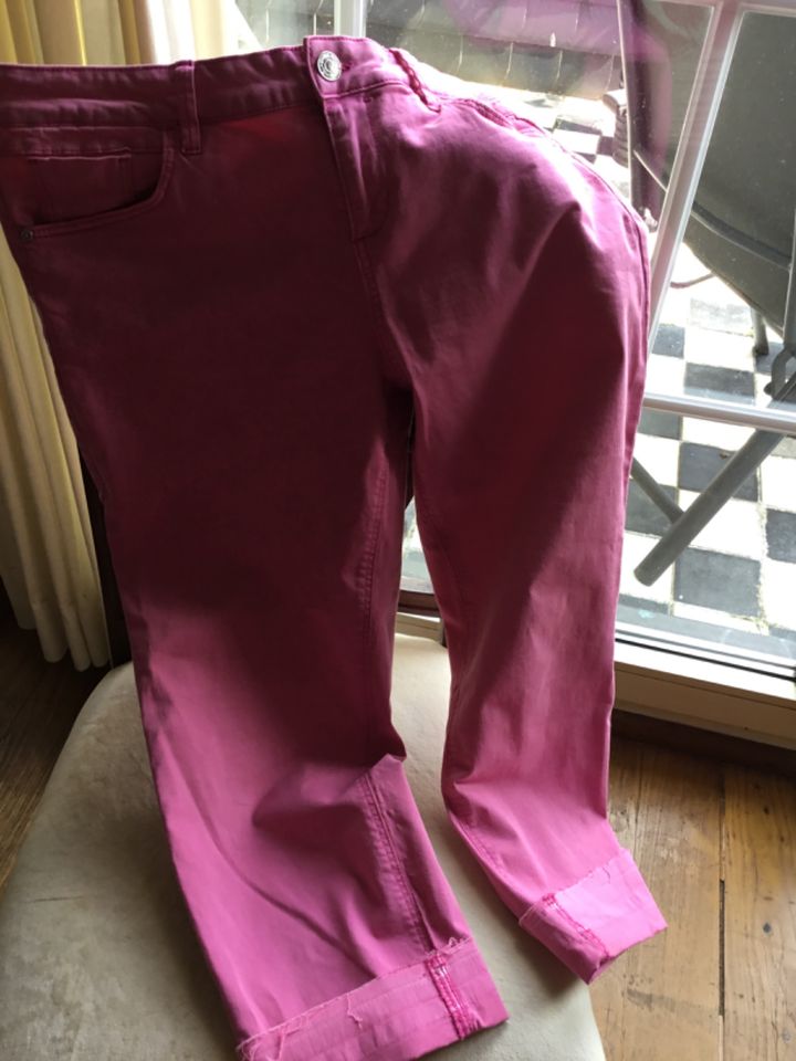 Damen 7/8 Hose Tom Tailor Größte 42 Pink-Rose in Emsdetten