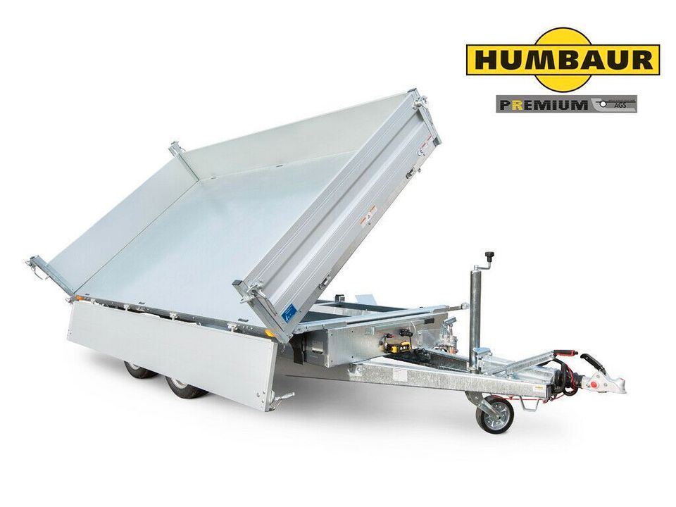Humbaur 3-Seitenkipper mit E- & Handpumpe HTK 3000.31 NEU  ⚠️✅ in Burbach
