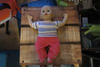 Handgesrickter Puppen Pullover gestreift für 40-45cm Puppen Berlin - Treptow Vorschau