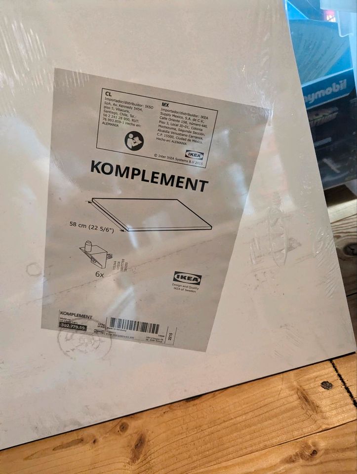 2 x Ikea Komplement Einlegeboden 58cm in Tarp