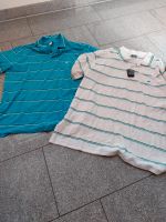 2 Poloshirt gr.60/62 weiss u blau gestreift Nordrhein-Westfalen - Herten Vorschau