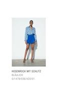 ZARA Hosenrock mit Schlitz / blau / NEU / XS Bayern - Illertissen Vorschau
