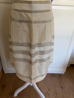 Burberry Rock Novacheck Seiden Leinen Gr.36/38 Beige Creme Hessen - Taunusstein Vorschau