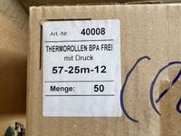 Thermorolle 57 x 25m x 12, SEPA Lastschriftt. BPA frei Bad Godesberg - Friesdorf Vorschau