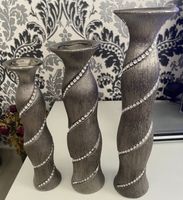 3er Vasen Set Silber grau Niedersachsen - Salzgitter Vorschau