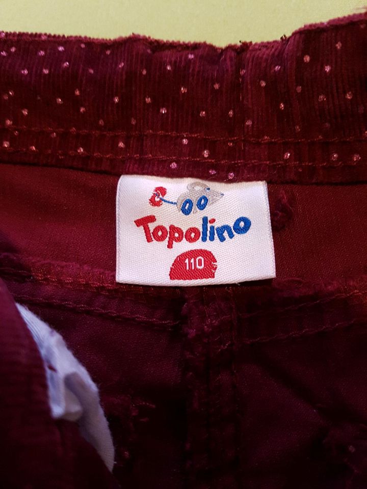 Mädchen Kordhose von Topolino NEU gr 110 in Nauen