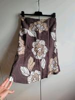 Leinenrock Blumenmuster Glockenrock Midirock Leinen Boho Blumen Hessen - Fulda Vorschau
