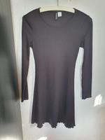 Schwarzes geripptes Langarmkleid von H&M Devided Größe 36 Baden-Württemberg - Lenzkirch Vorschau