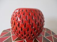 Kugelvase Italy Keramik 60er Fanciullacci MCD Erdbeere Vase rot Niedersachsen - Neuharlingersiel Vorschau