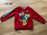 Warmer roter super Mario pullover gr. 110 Nordrhein-Westfalen - Barntrup Vorschau