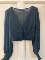 Wunderschöne Bluse cropped Puffärmel goth boho Festival Rheinland-Pfalz - Linz am Rhein Vorschau