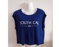 NEU H&M T-Shirt M 38 Dunkelblau California Kurzes Viskose Shirt Berlin - Rudow Vorschau