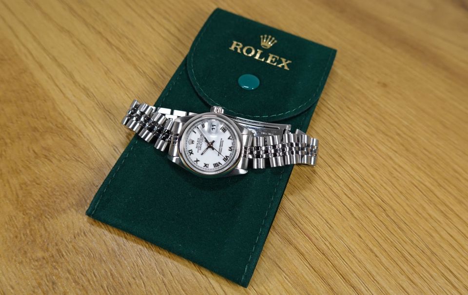 ROLEX 26 mm Lady-Datejust SAPHIRGLAS Oyster Perpetual Ref. 69160 in Gerblinghausen