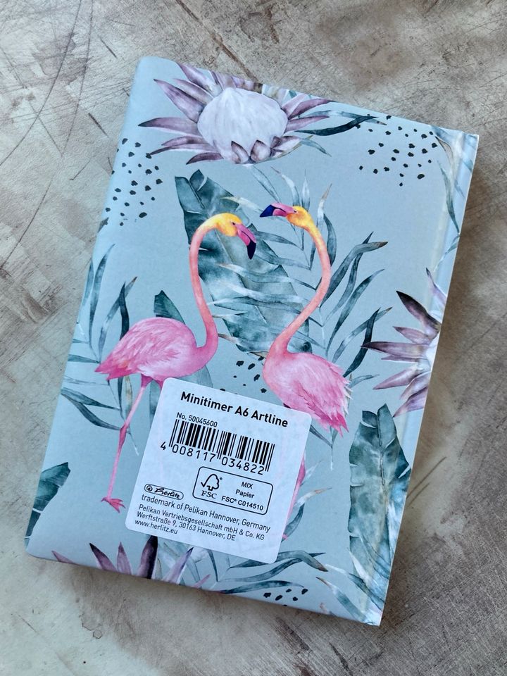 ⭐️NEU Mini/Timer Taschen/Kalender Buch A6 Flamingo Herlitz 2024 in Köln